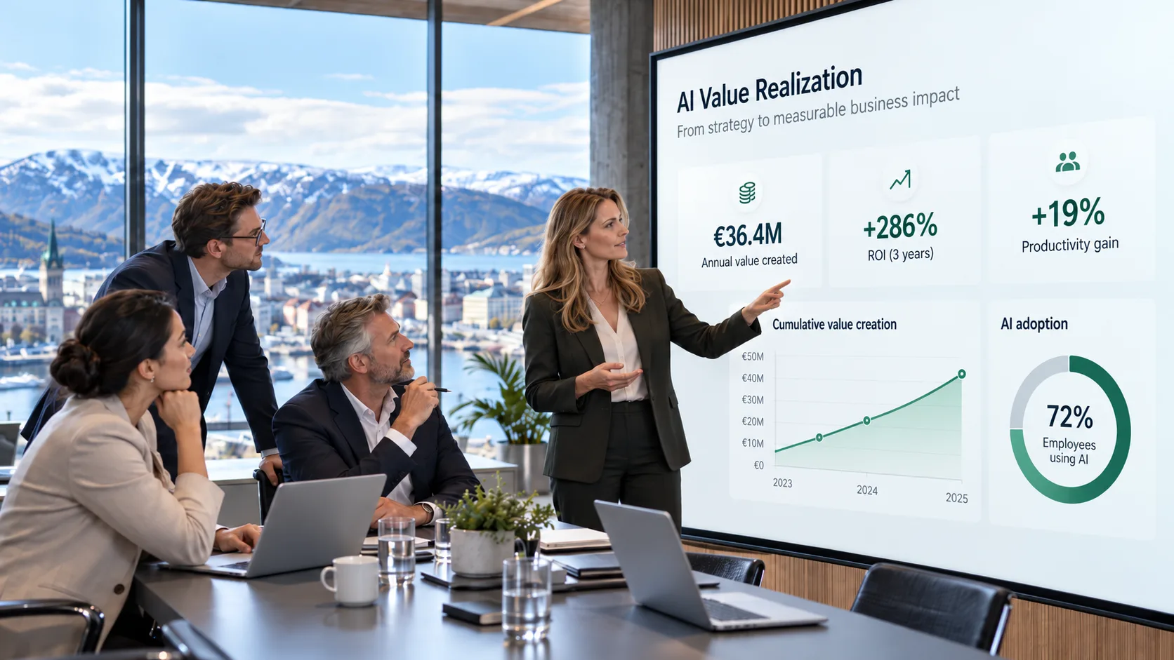 AI-strategi för nordiska företag: Så omvandlar du AI-investeringar till konkurrensfördelar