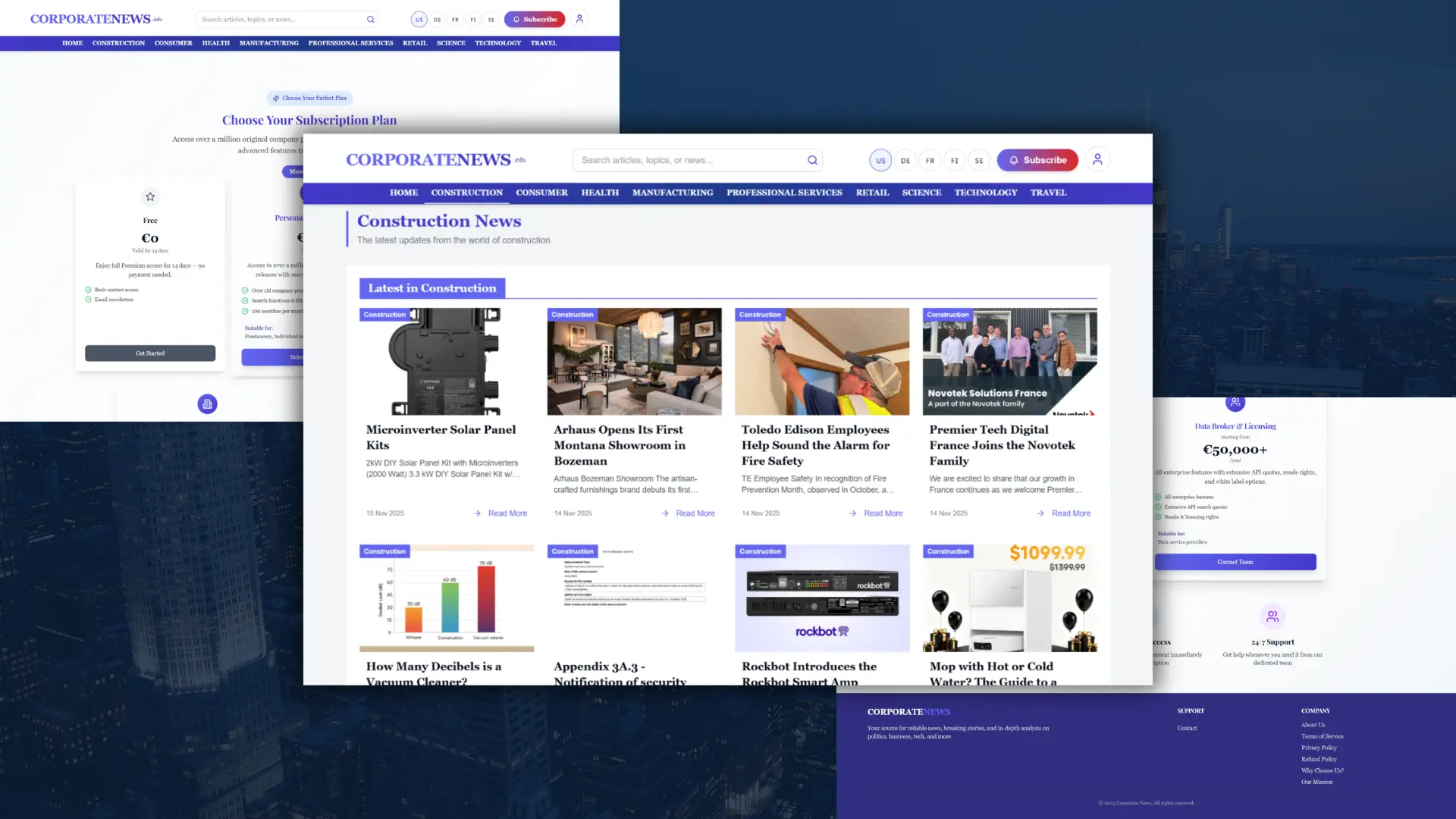 CorporateNews | Webbapp