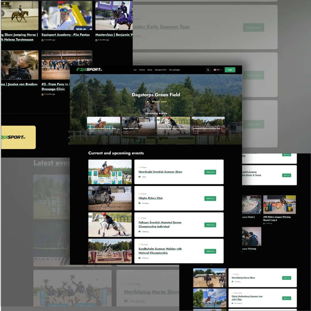 Equisport TV | Webbunderhåll