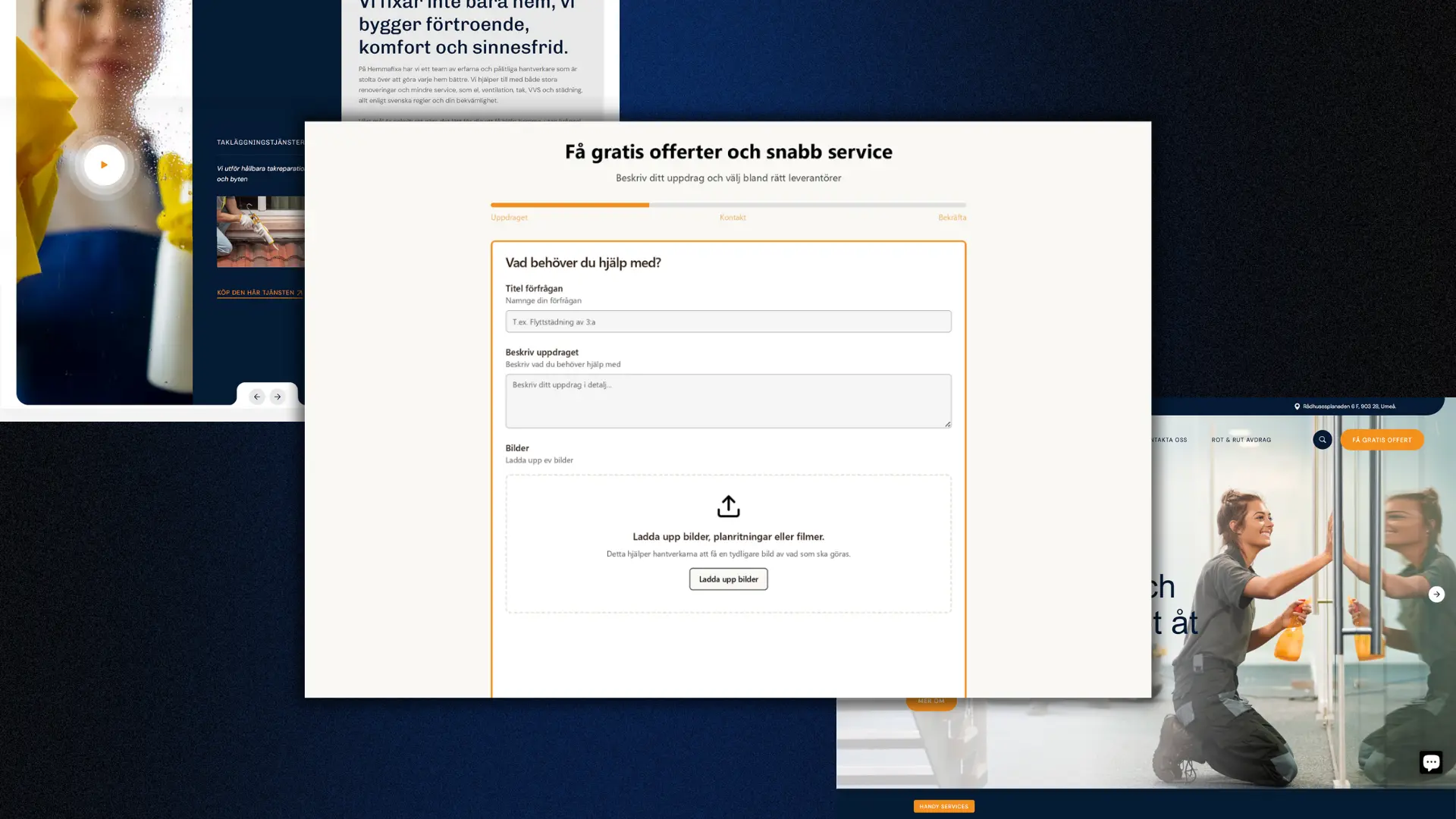 Hemmafixa | Webbapp