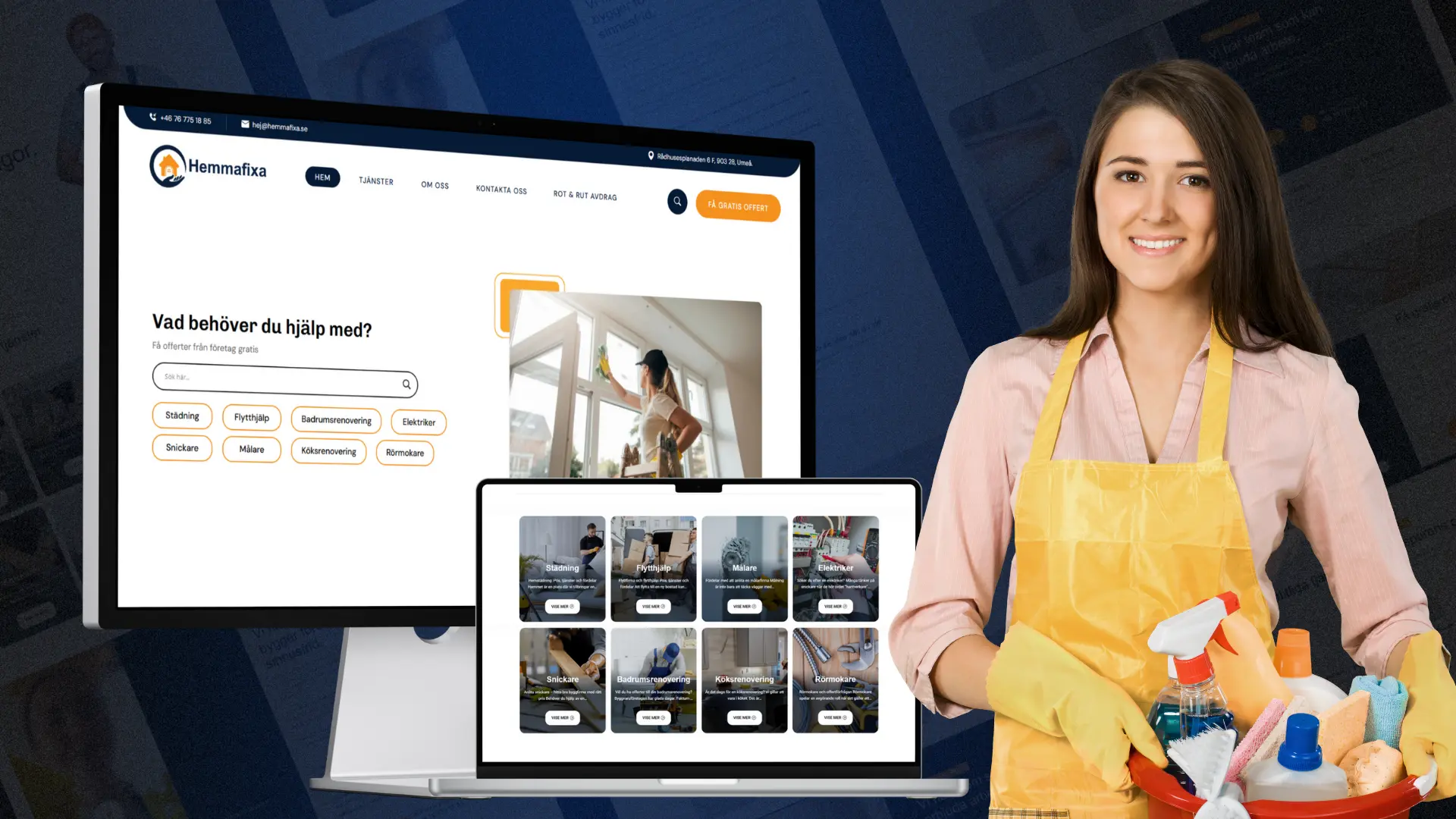 Hemmafixa | Webbapp