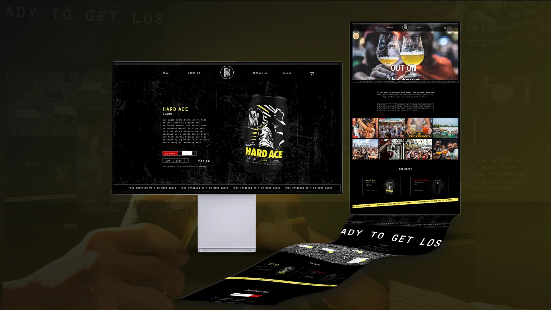 Lost in Town | Webbapp