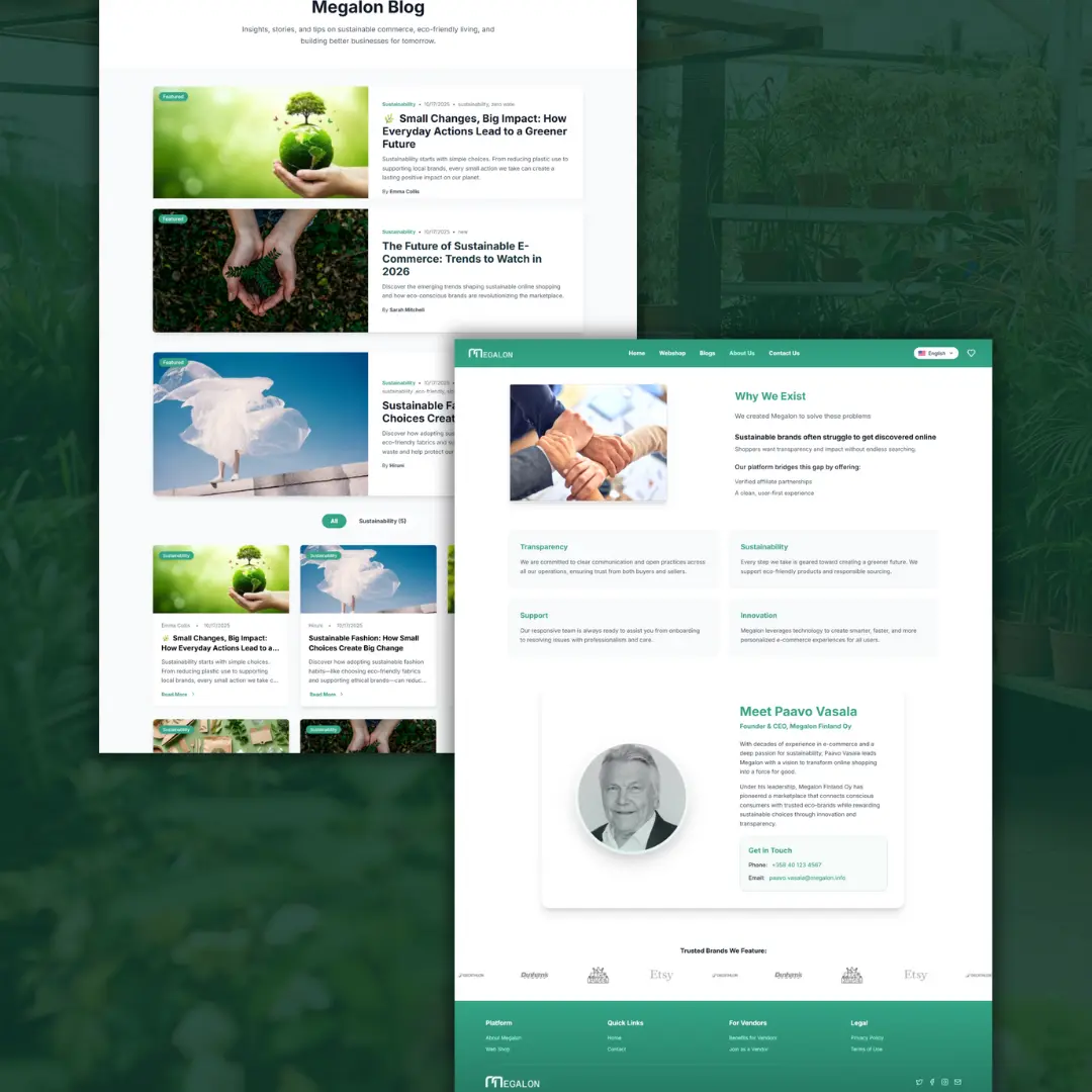 Megalon | Web App