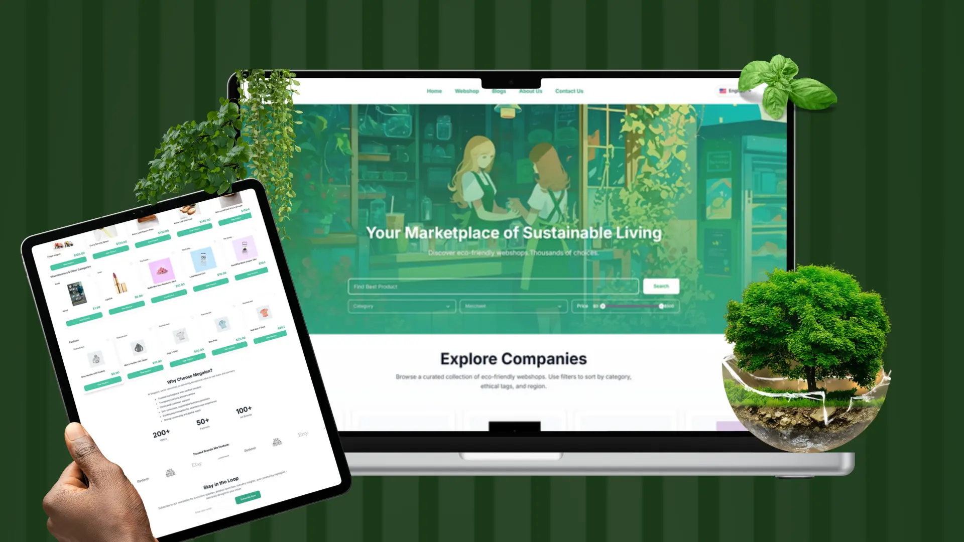 Megalon | Webbapp