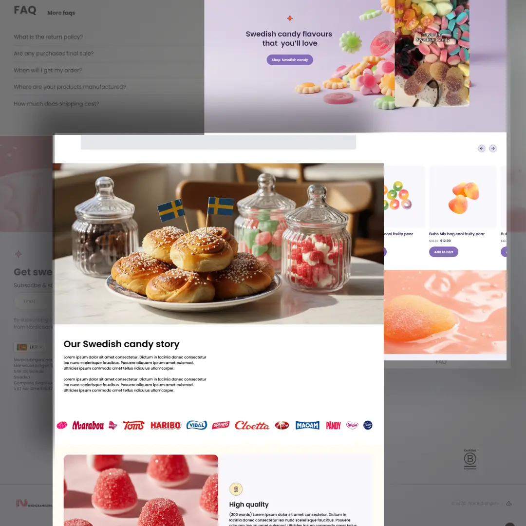 Nordic Bangers | Shopify E-handel